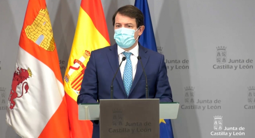 Alfonso Mañueco anuncia las nuevas medidas para Castilla y León frente al Covid