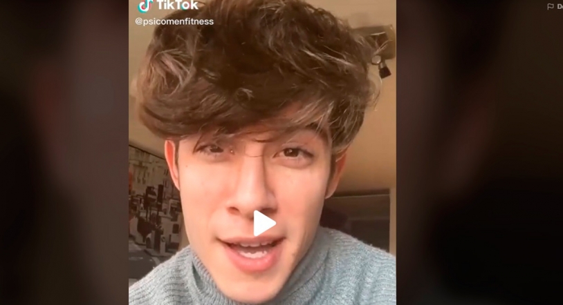El tiktoker que se ha hecho viral en 24 horas imitando a Mario Casas (con vídeo)
