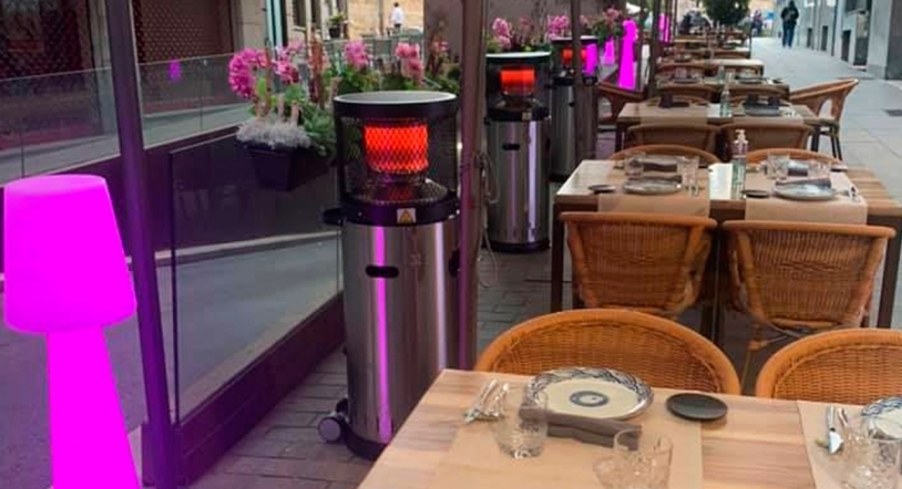 Grupo Martinica mantendrá abierta su terraza con estufas en Salamanca