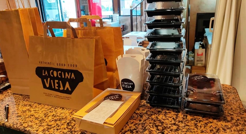 La Cocina Vieja sigue el pie del cañón con sus menús degustación y del día a domicilio