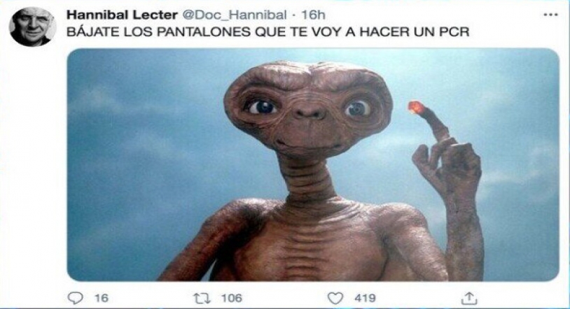 Los test anales de coronavirus llegan a España: Twitter se llena de memes aquí los más divertidos