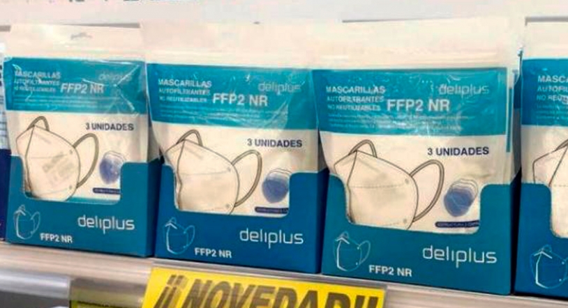 Mercadona empieza a vender mascarillas FFP2 en packs de 3 unidades