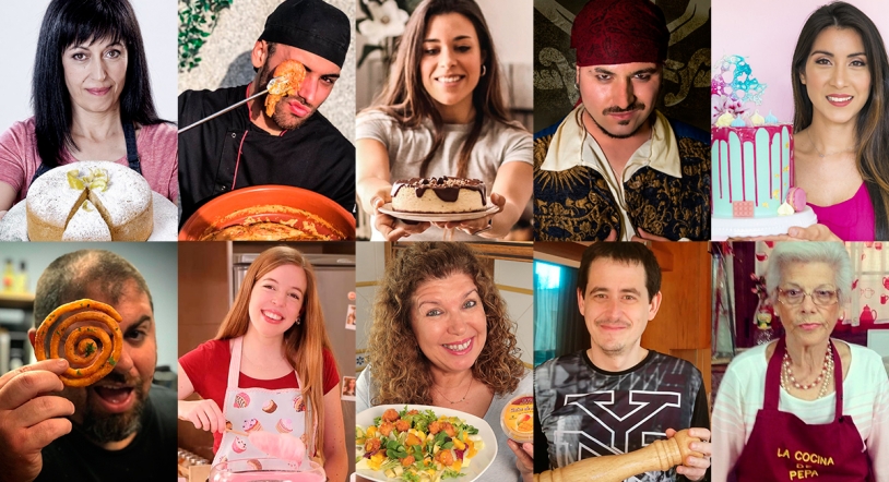 El Top 10 de los influencers de cocina con más seguidores en redes sociales