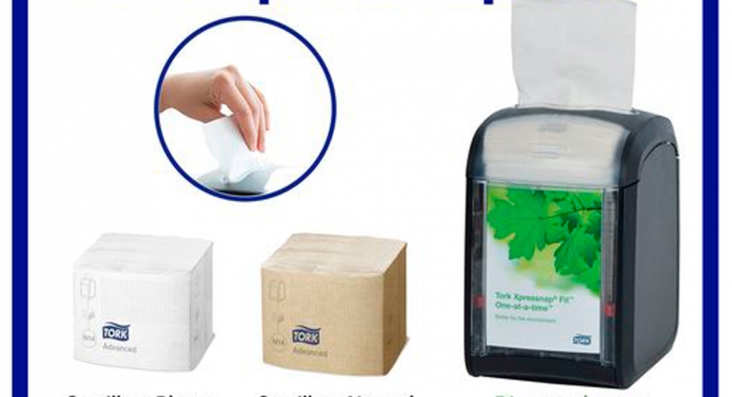 El dispensador de servilletas más inteligente del mercado, disponible en Suministros Lavabar