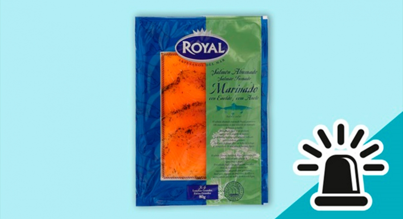 Alerta por listeria en salmón marinado Royal