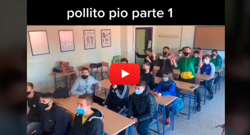 'El pollito Pío' el gracioso baile viral realizado por unos alumnos de instituto