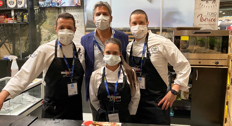Grupo Gonzalo Restauración estrena la última jornada del stand salmantino en Madrid Fusión 2021