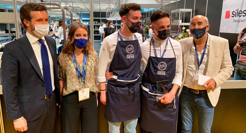 Javier Sanz y Juan Sahuquillo de Cañitas Maite, ganadores del Cocinero Revelación de Madrid Fusión