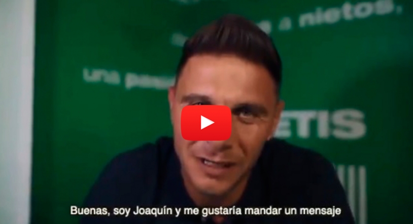 Joaquín se pone 'serio' para la nueva campaña de Sanidad