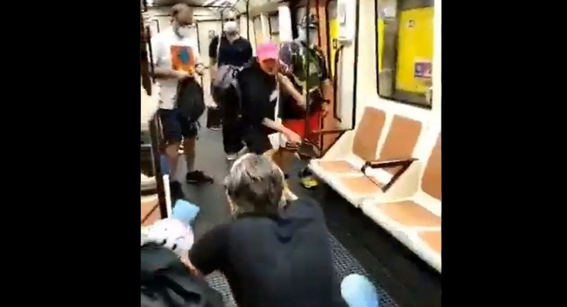 Video l Brutal agresión en el metro de Madrid a un sanitario que pierde el ojo por pedir a un joven que se pusiera la mascarilla
