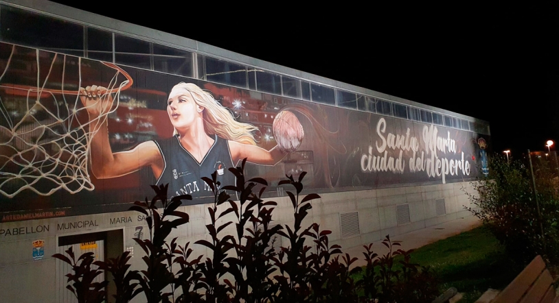 La iluminación nocturna se puede disfrutar ya en otros cuatro murales de Santa Marta