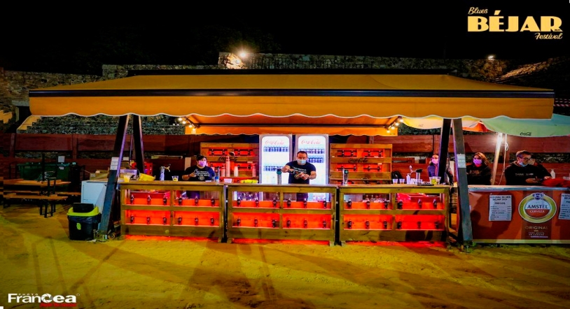 Así es la barra sostenible de Coca-Cola en el Festival de Blues de Béjar