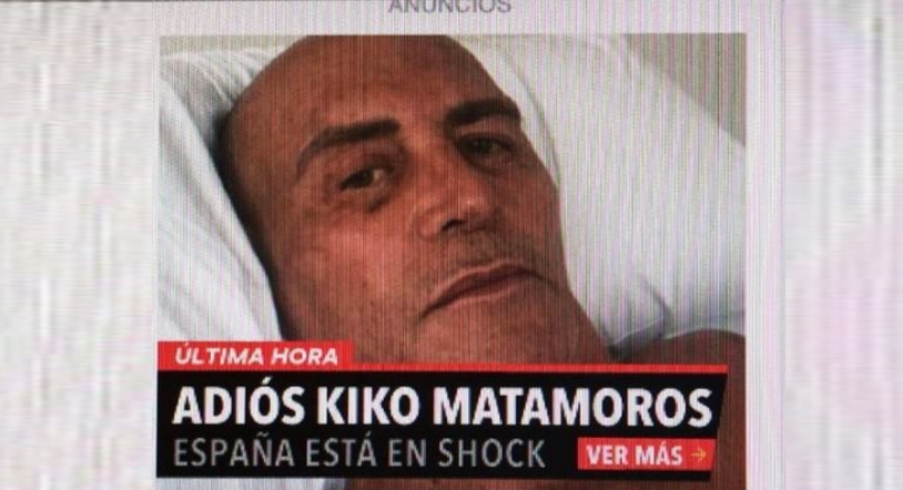 Adiós Kiko Matamoros: el post que alertó a toda España
