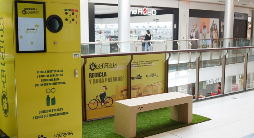Casi 5.500 envases depositados ya en las máquinas RECICLOS de El Tormes