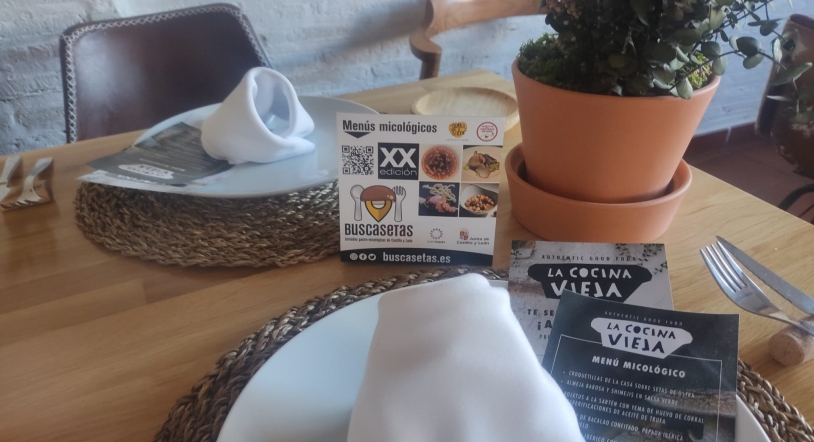 La Cocina Vieja participa en las Jornadas Buscasetas con su Menú Micológico 