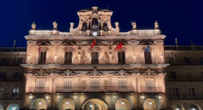 Vídeo | La espectacular nueva iluminación de la Plaza Mayor de Salamanca 