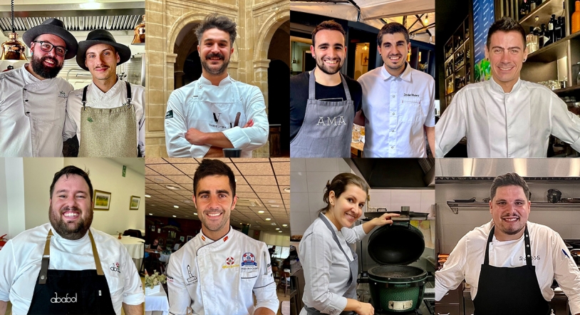 Ocho candidatos a cocinero revelación en Madrid Fusión Alimentos de España 2023