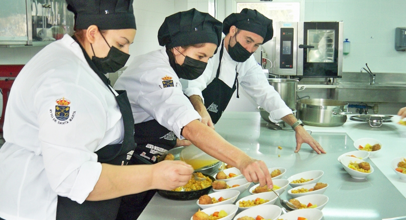 Nuevo 'Curso de cocina para jóvenes' en la Escuela de Hostelería de Santa Marta