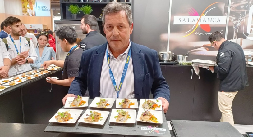 Vídeo | Restaurante Pucela y su Saquito de rabo de Ternera Charra en Madrid Fusión 2023