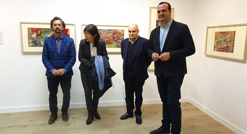 Exposición de obras japonesas en el Museo del Grabado de Santa Marta de Tormes
