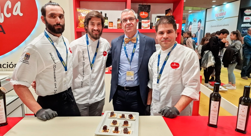 Vídeo | La Escuela Municipal de Hostelería de Santa Marta brilla en Madrid Fusión 2023