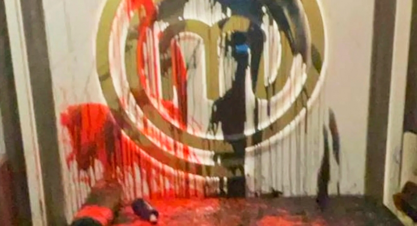 Vídeo | Activistas llenan de pintura el restaurante de MasterChef el Día de San Valentín
