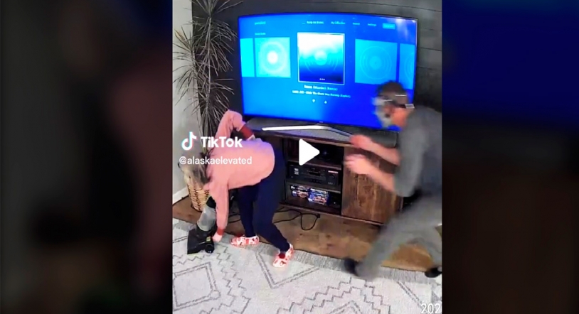 Viral | Carísima smart tv termina siendo la víctima de broma pesada que sale mal