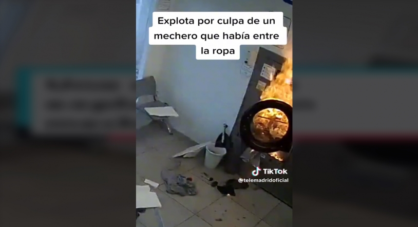 Viral | Un mechero olvidado provoca la explosión de una lavandería en La Coruña