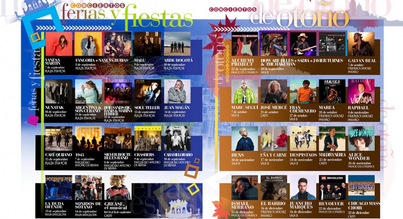 ¡Todos los conciertos de las Ferias y Fiestas de Salamanca 2023!