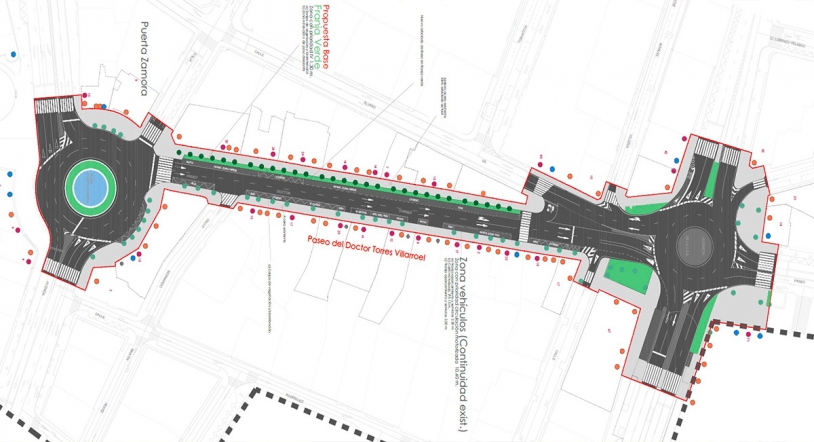 Licitadas las obras para el reverdecimiento de Torres Villarroel