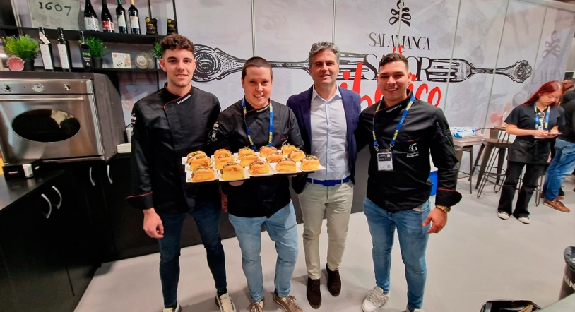 Vídeo | Grupo Gonzalo encargado de abrir la actividad en el stand de Salamanca en Madrid Fusión