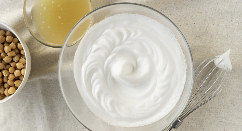 La aquafaba, un sustituto perfecto de los huevos en tus recetas veganas