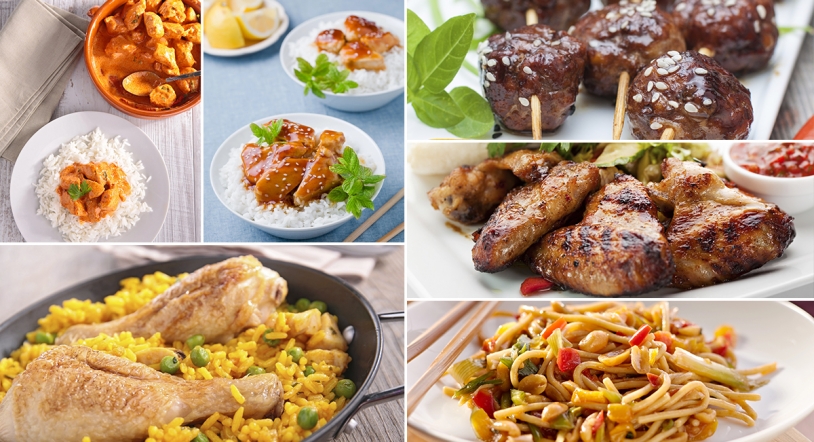 6 recetas fáciles con pollo