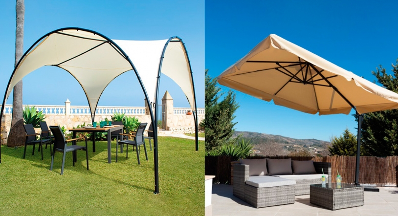 Disfruta del verano en tu jardín con los parasoles, carpas y pérgolas de BricoCentro Salamanca
