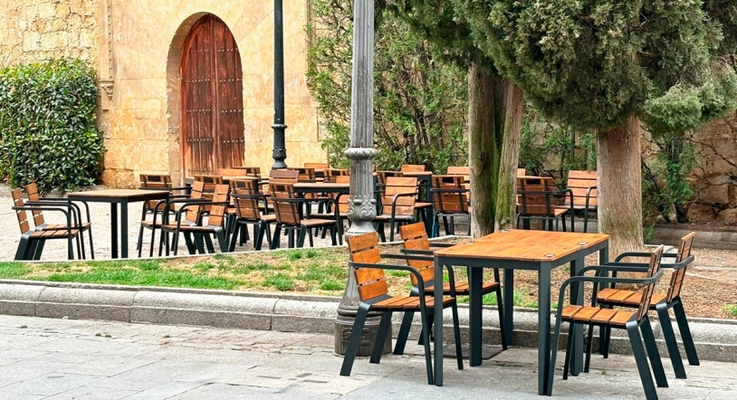 La nueva terraza de Con La Mano Argentina en pleno centro histórico de Salamanca