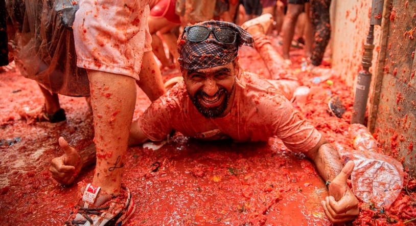 La Tomatina, una guerra de tomates con mucha tradición