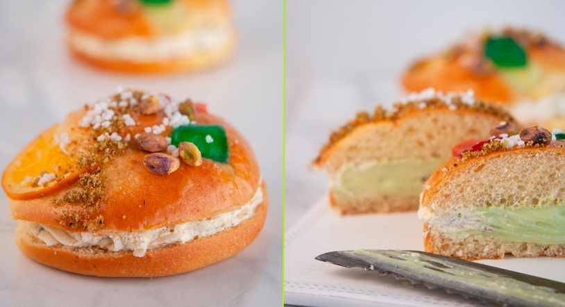 Nuevo Mini roscón de pistacho por las Ferias de Salamanca en Confitería Santa Lucía 
