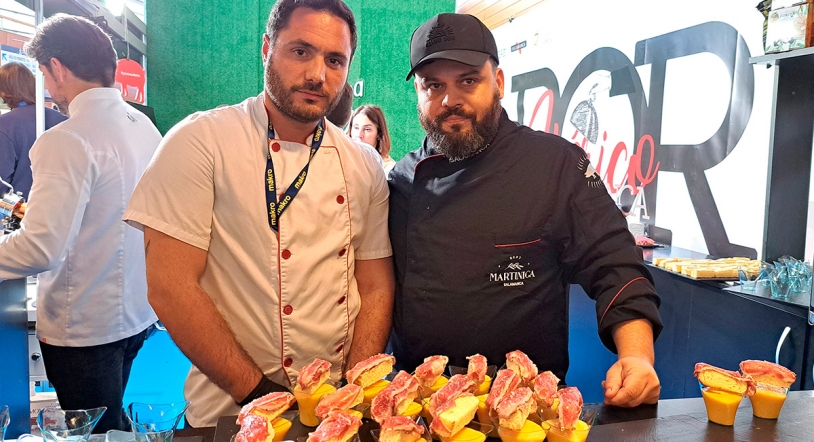 Vídeo | Martinica se entrena en San Sebastián Gastronomika con un Brioche de presa ibérica 