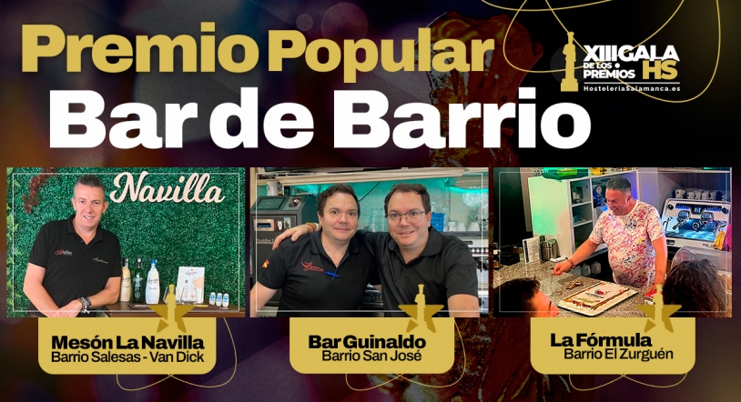 Los Premios de HosteleriaSalamanca.es 2024 a fondo: Bar de Barrio