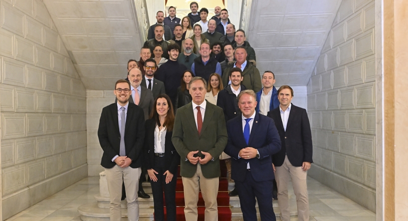 Recepción oficial en el Ayuntamiento a los finalistas de los Premios HosteleriaSalamanca.es 2024