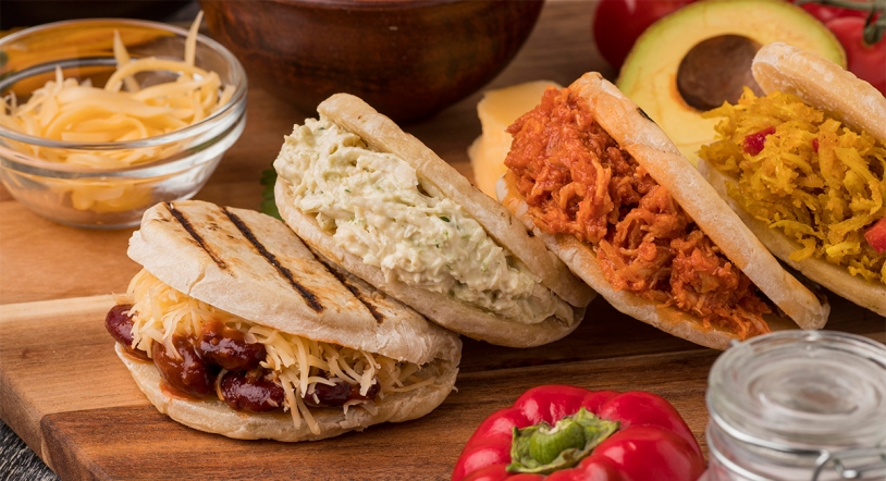 Las arepas rellenas listas para calentar, ya en el supermercado