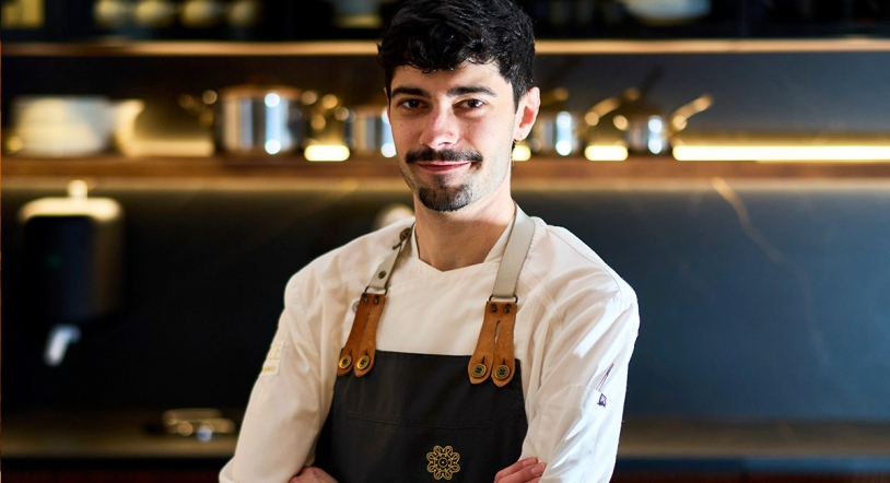 Luis Fernández, de Eunice Hotel Gastronómico, en la final de Pastelero Revelación de Madrid Fusión