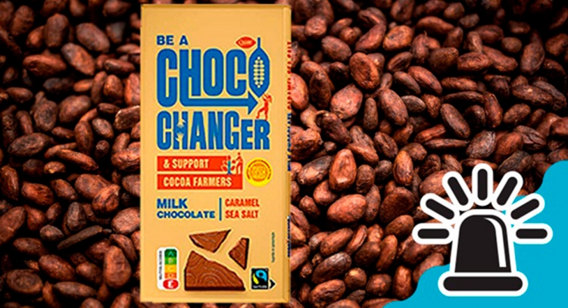 Alerta alimentaria por la posible presencia de fragmentos metálicos en el chocolate Choco Changer