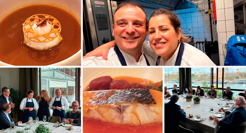 Rocío Parra lleva su talento culinario a Sevilla para deleitar a Carlos Herrera 