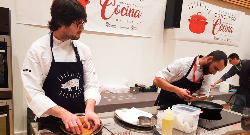 5 salmantinos compiten hoy en la semifinal del quinto Concurso de Cocina con Ibérico