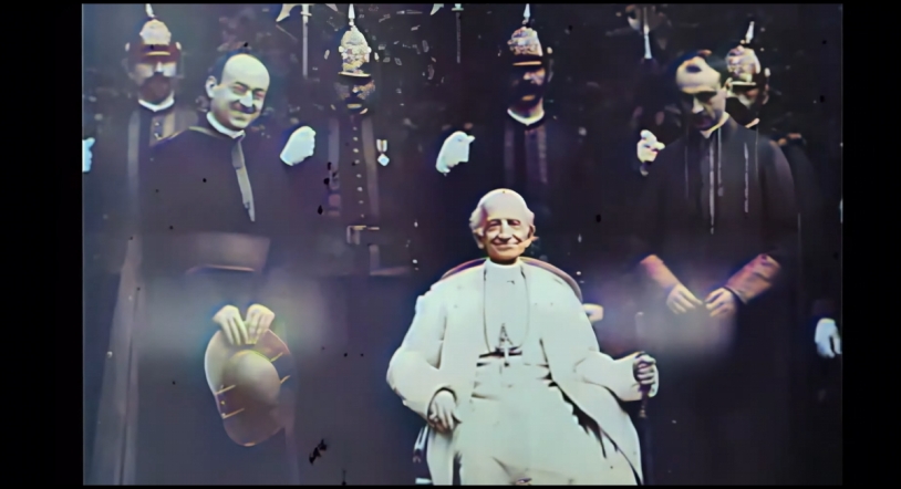 Ver Video: El primer Pontífice filmado por una cámara de cine:  el Papa León XIII en 1896 