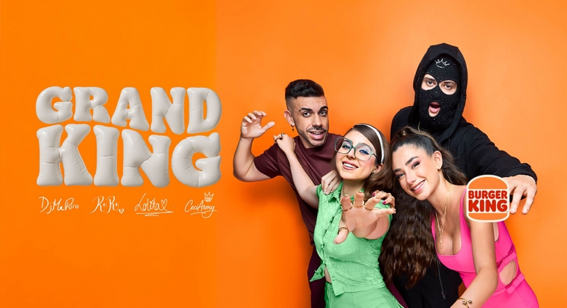 Lola Lolita, Rorro, Ceciarmy y DjMaRiiO protagonistas de la nueva campaña de Burger King 