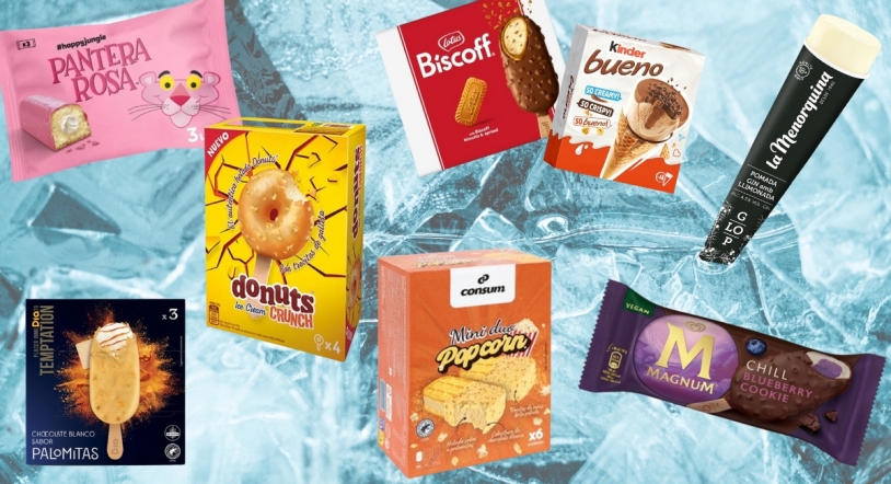 Los helados más curiosos que arrasan en los supermercados españoles este verano