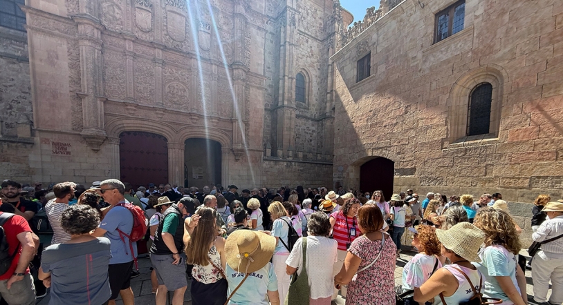 Récord histórico de turistas en Salamanca durante el primer semestre de 2025