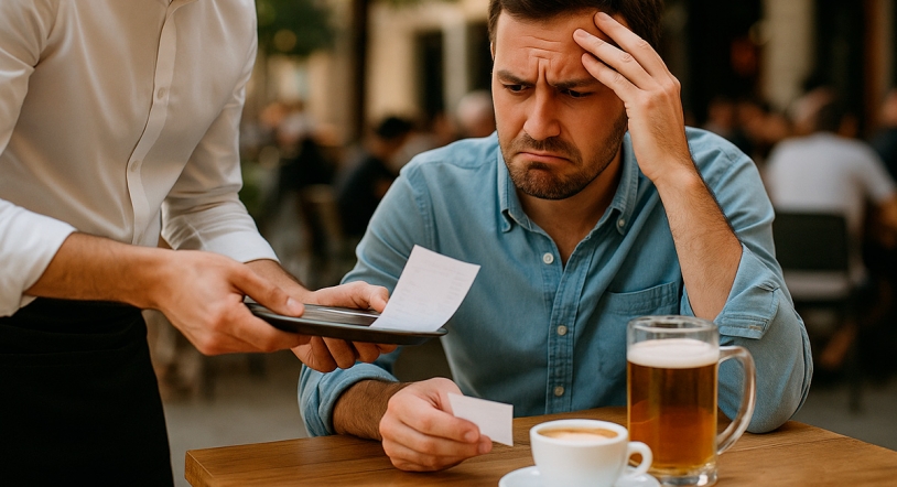 Malas prácticas y abusos en bares y restaurantes según la OCU